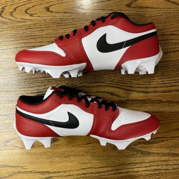 Air Jordan 1 Low TD Vapor Edge Chicago Football Cleat Men Size 8 9 9.5 11 12 13 main image 5